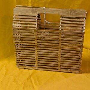 Betsey Johnson "Woody 2 Shoes" Bamboo Purse